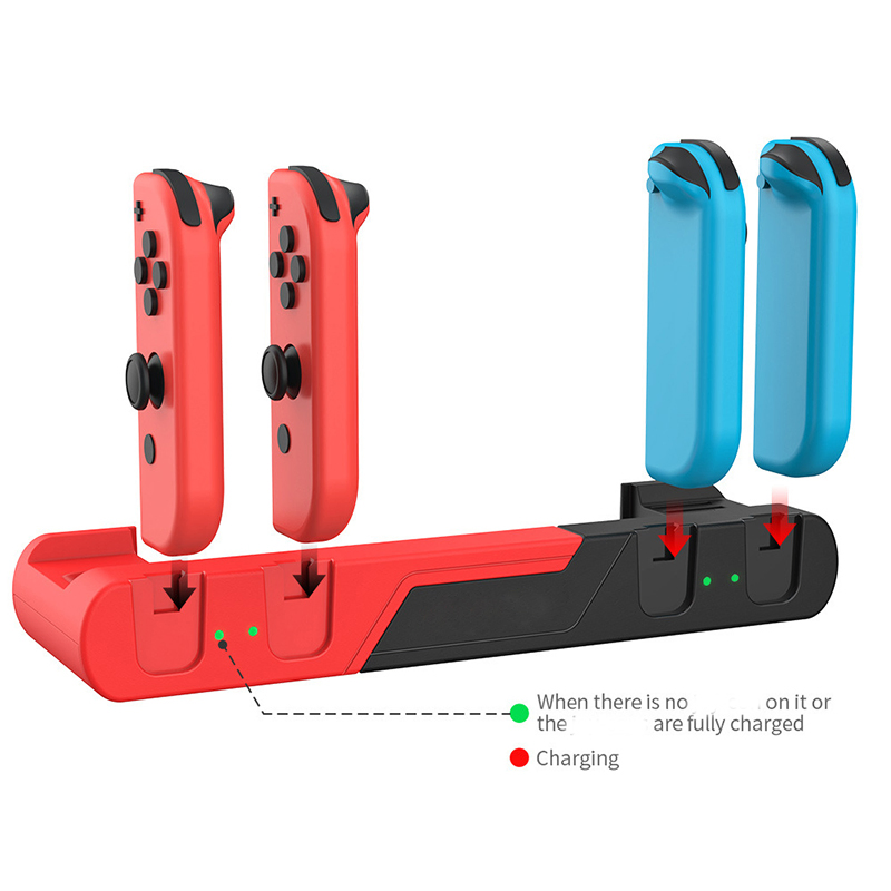 Factory Custom Multi Functions Charging Dock Storage Charger for Switch Consoles Joycon