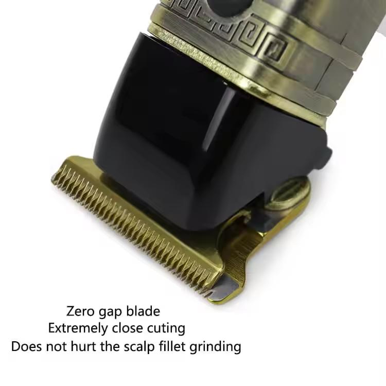 Professional Cordless Electric Hair Cutting Machine with LCD Power Display Beard Trimmer