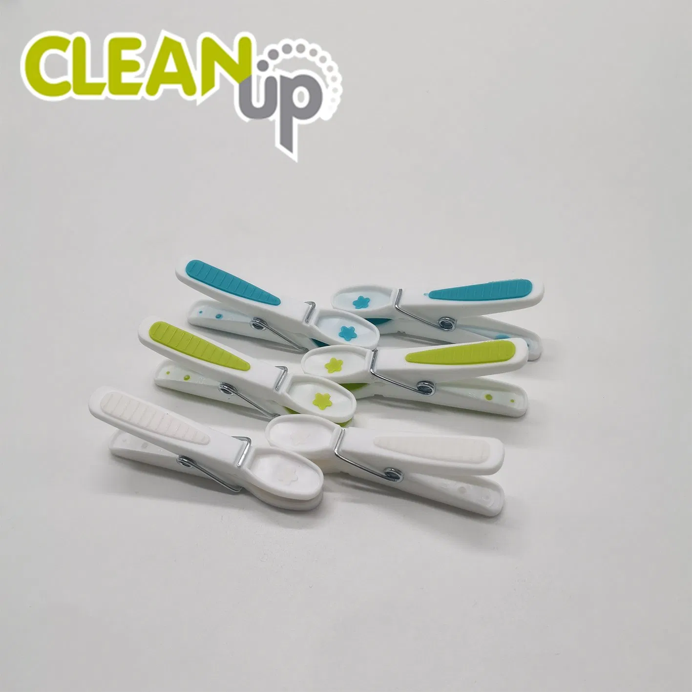 Wholesale 32PCS/Bag Plastic Clothes Clip High Quality Soft Grip Plastic Peg