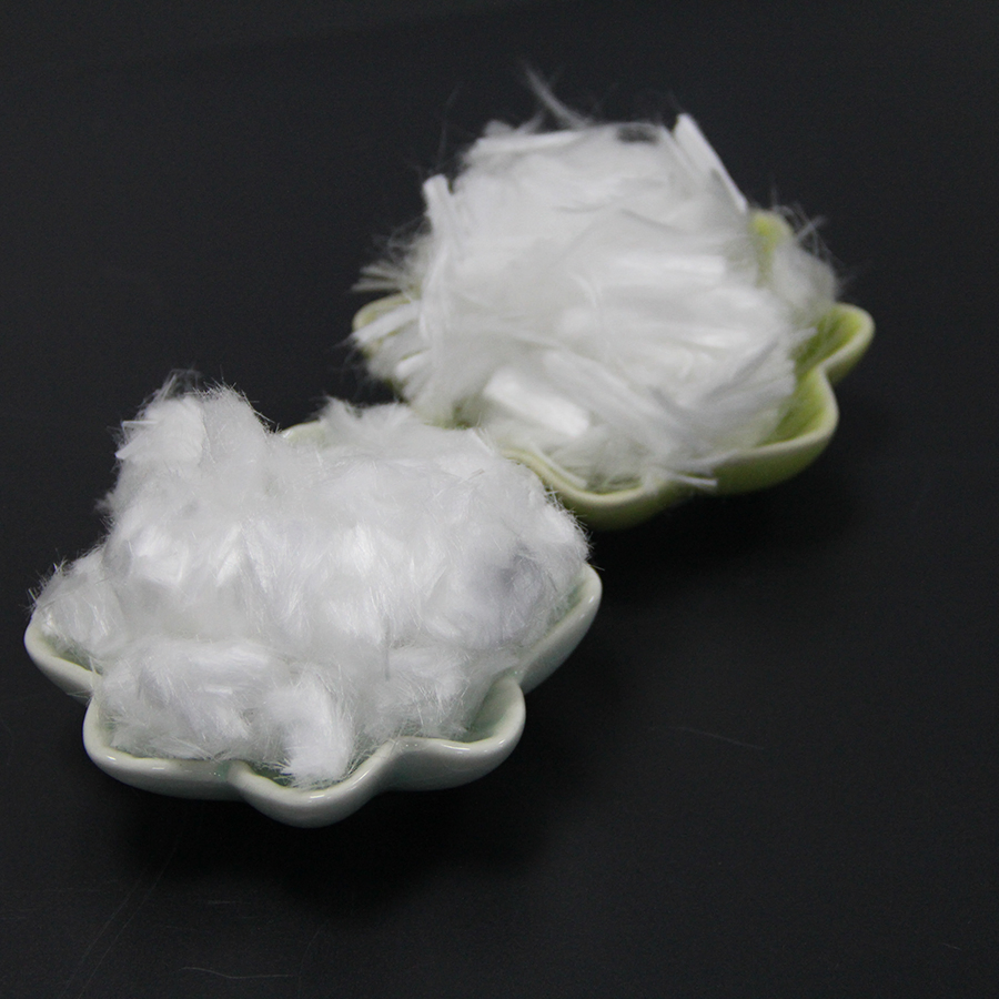 White PP Polypropylene Microfiber for Concrete