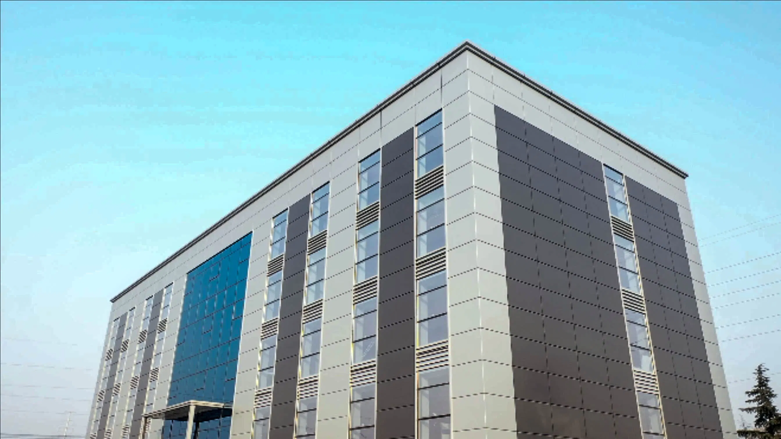Modern Design Customized Prefabricated Steel Structure Office Building