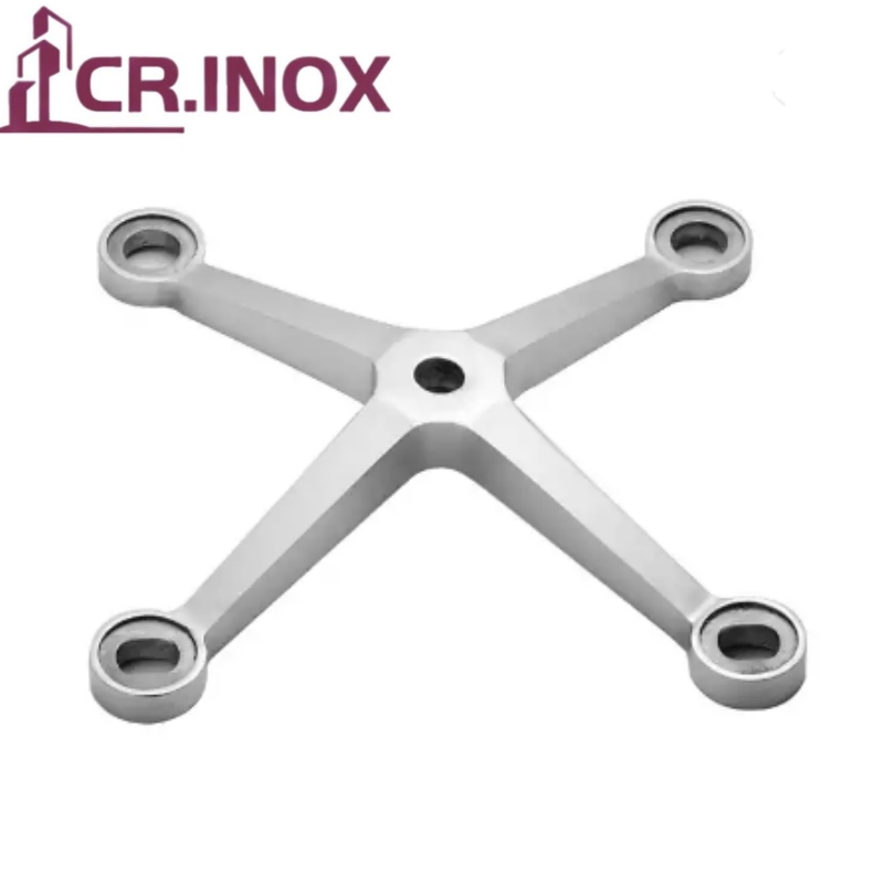 Stainless Steel 4 Arm Glass Wall Spider Holder Clamp Claw Fitting System