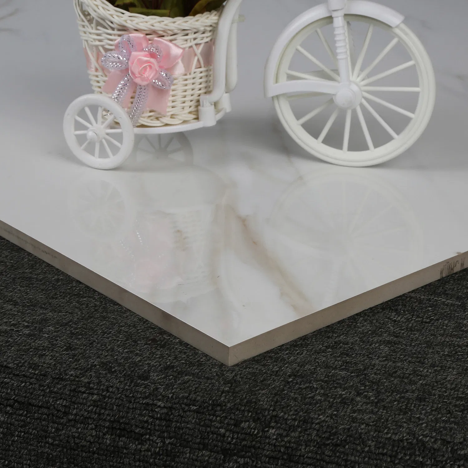 Subway Oxford Black Pure White Light Grey Color Granite Floor Tile in Kenya