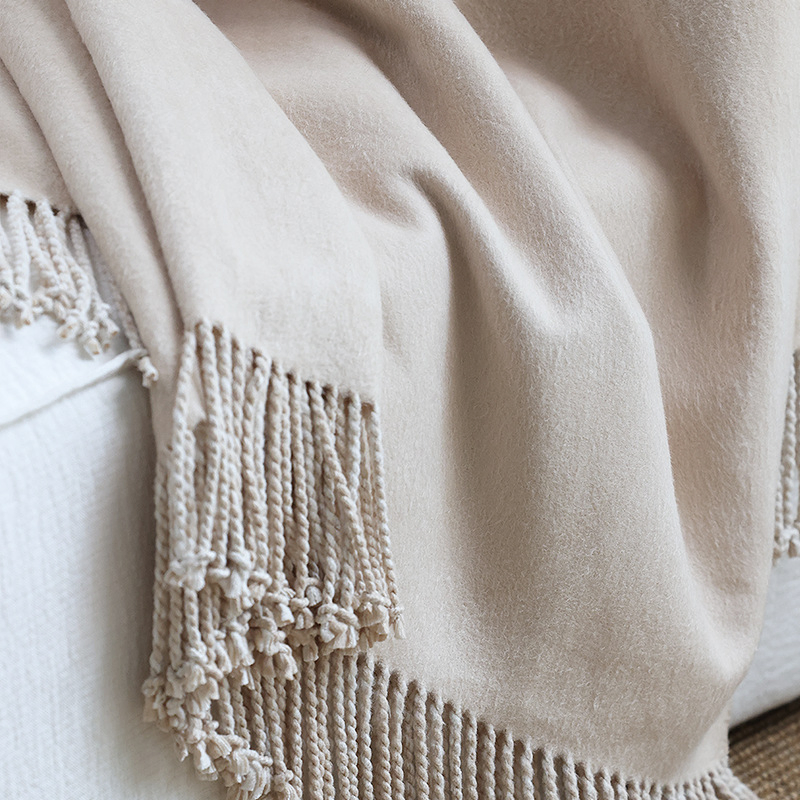 Теплый зимний плед с принтом, мягкий