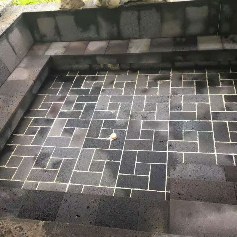 Chinese Sawn Cut Basalt Lava Stone for Wall Cladding and Paving