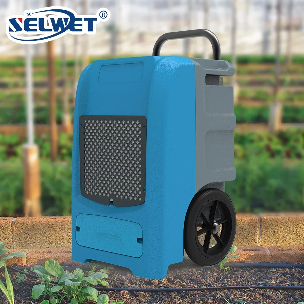 Greenhouse Small Commercial Portable 90L Per Day Air Dehumidifier with Handles