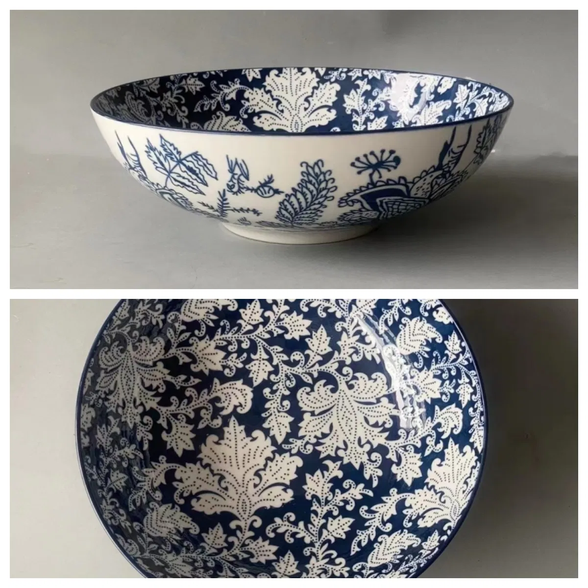 8.2"Soup Bowl Food Salad Pad Printing Porcelware Ceramics Tableware