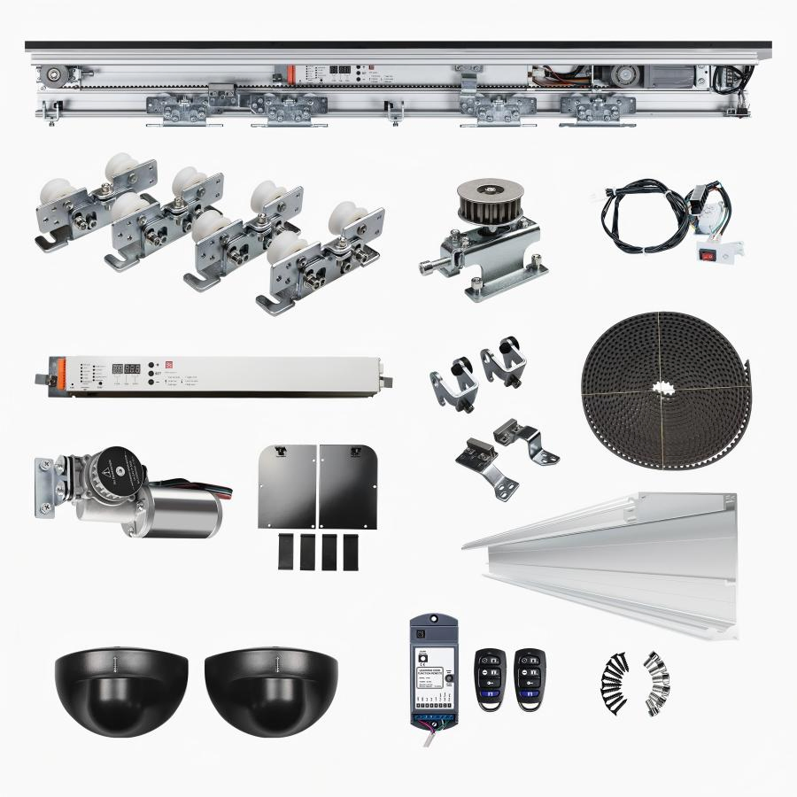 Turtech Hh150 Frameless High Sensitive Sensor Heavy Duty Automatic Sliding Door System