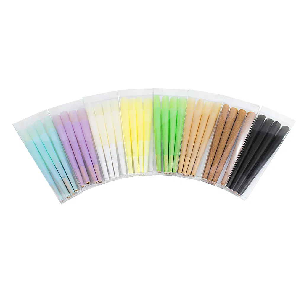 Stock Pre Roll Cones in Raw Paper King Sizes Pre Roll Cones
