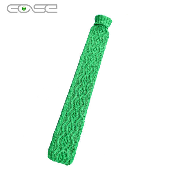 Soft 75cm Cable Knit Hot Water Bag for Instant Warmth