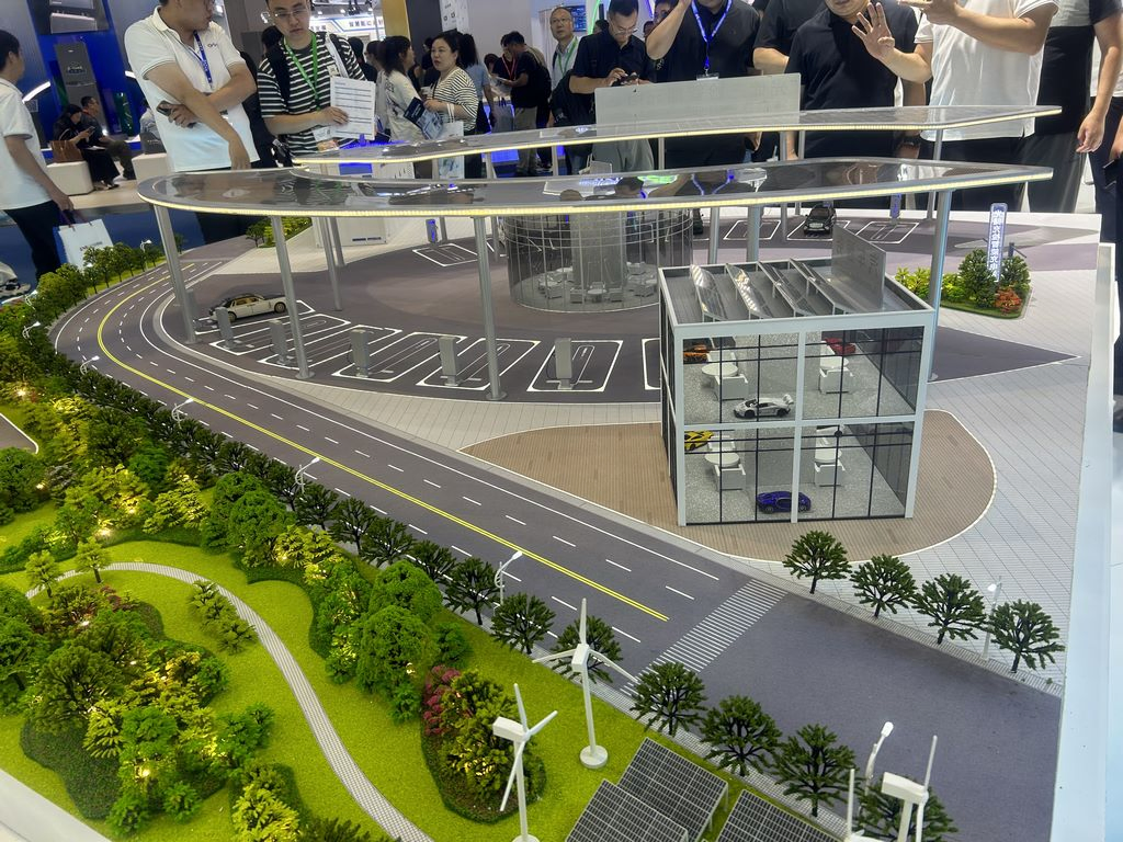 Hand-Made Energy Charging Station Model for Office Exhibition Display Sculpture