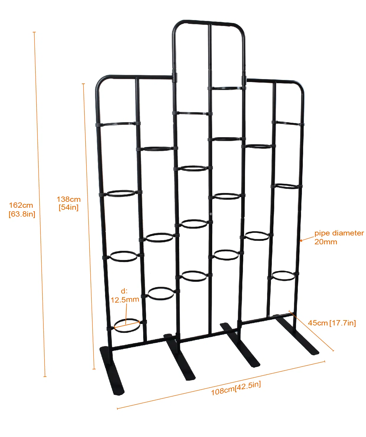 Wholesale Iron Garden Plant Pot Frame Indoor Outdoor Decoration Flower Stand