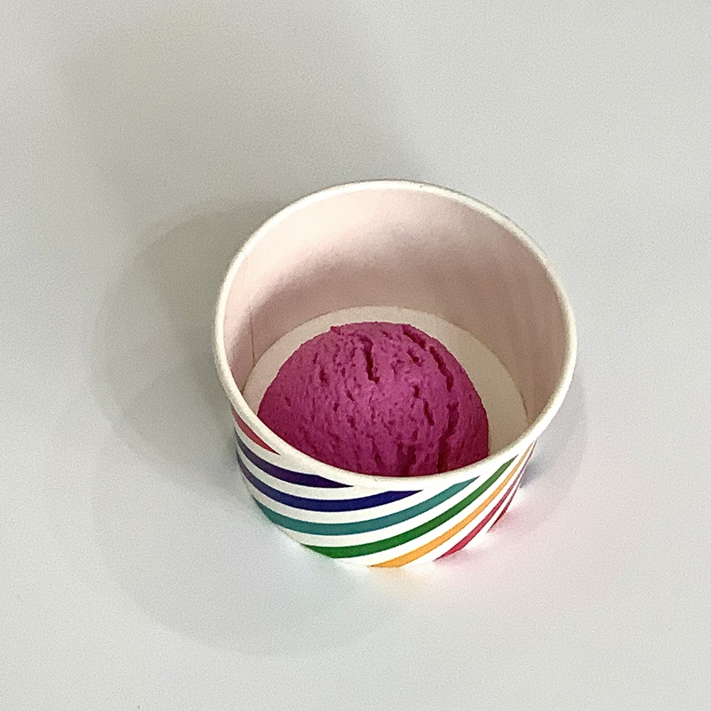 Custom 6oz Disposable Ice Cream Cup with Lid Food Grade Paper Packaging