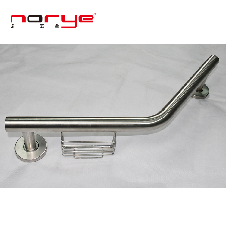 Поручень для ванной с мыльницей из нержавеющей стали 304