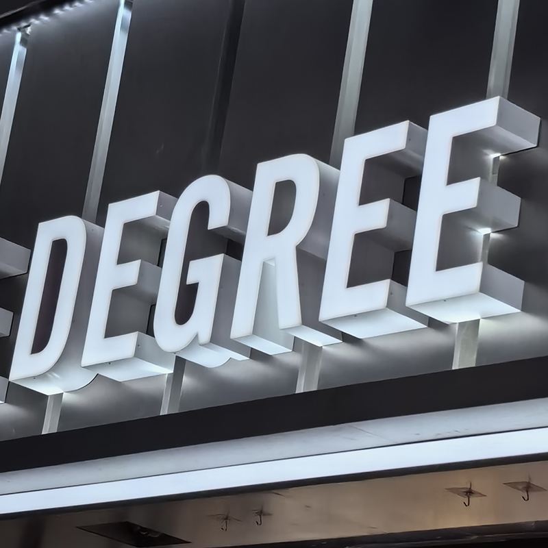 Company Logo Ezd Face Lit Luminous 3D LED Channel Letter Light Sign