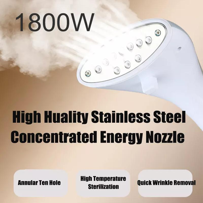 Standing Vertical Garment Steamer and Strong Horizontal Steam Iron with Iron