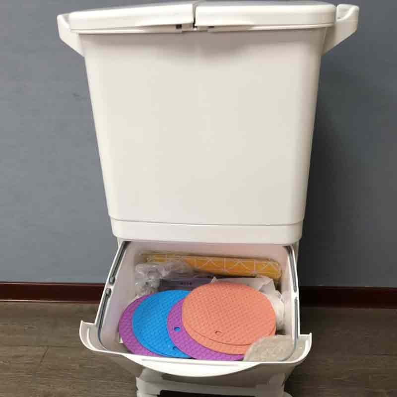 Japanese-Style Large Integrated Press-Type Kitchen Trash Can Odor-Proof Double-Layer Sorting Garbage Sorting Trash Can