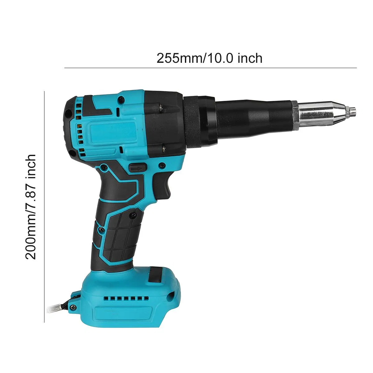 20V Brushless Portable Cordless Electric Blind Rivet Nut Gun Riveting Machine Rivets with Lithium Battery