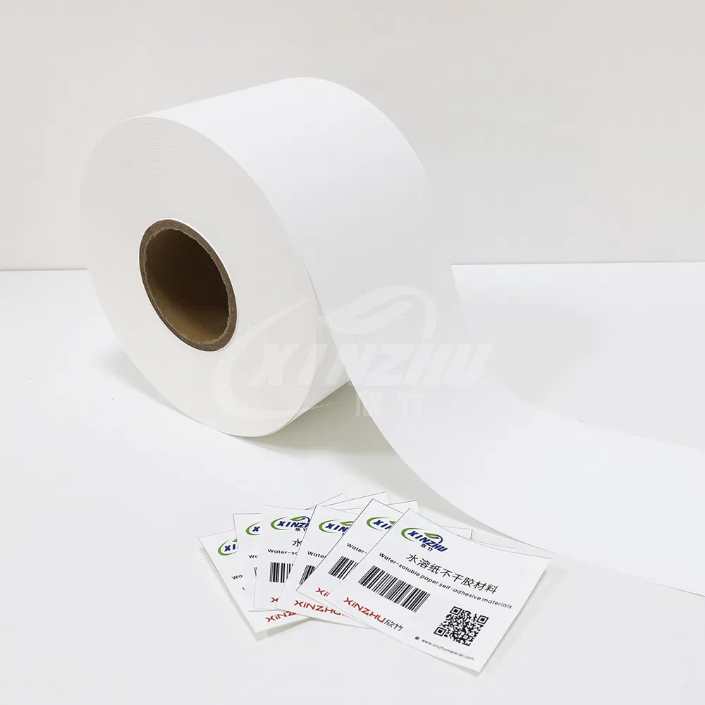 Dissolvable Paper Jumbo Roll 1240mm Fully Dissolvable Adhesive Ink Custom Length