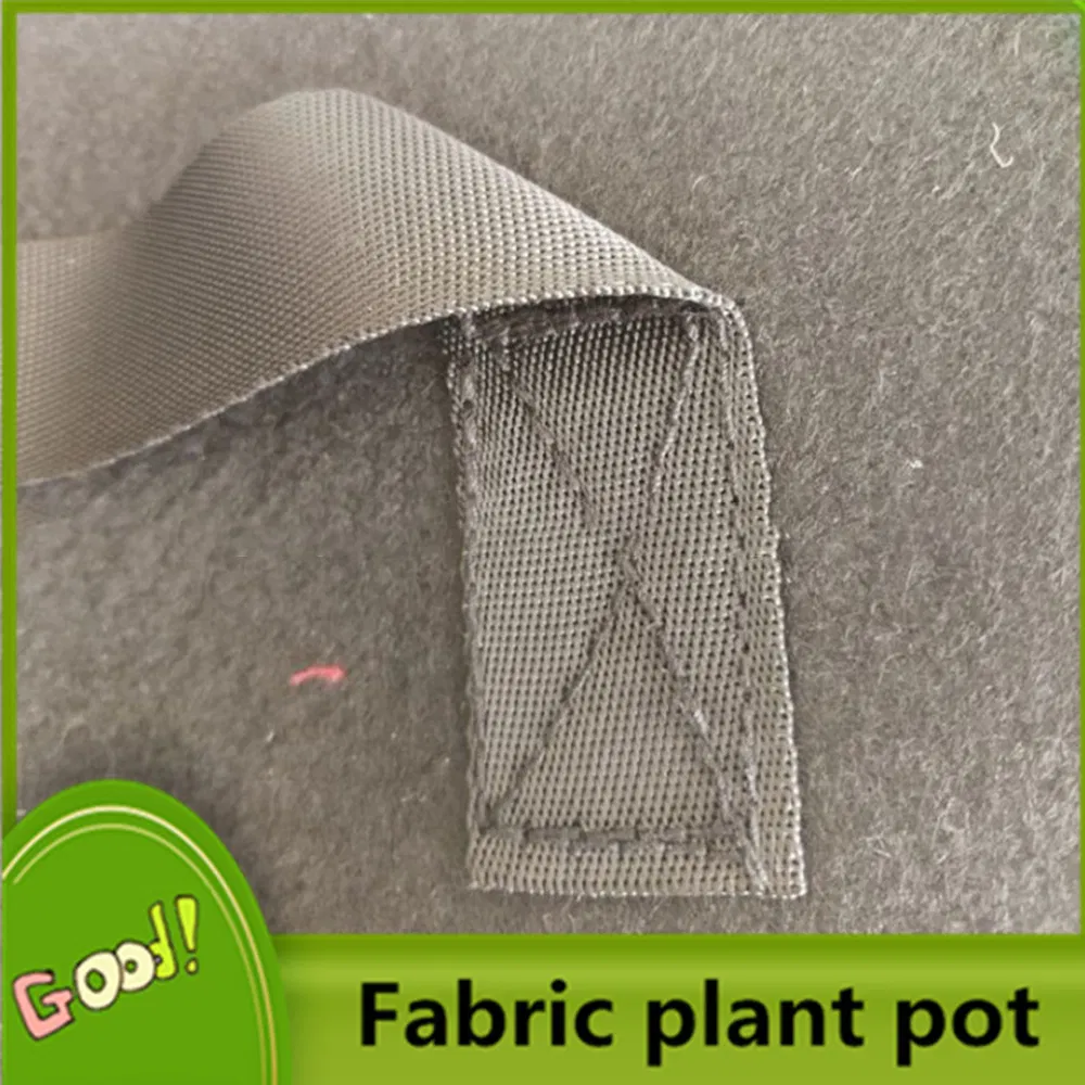 Горшок для растений Grow Bag из полиэстера/фетра, черный