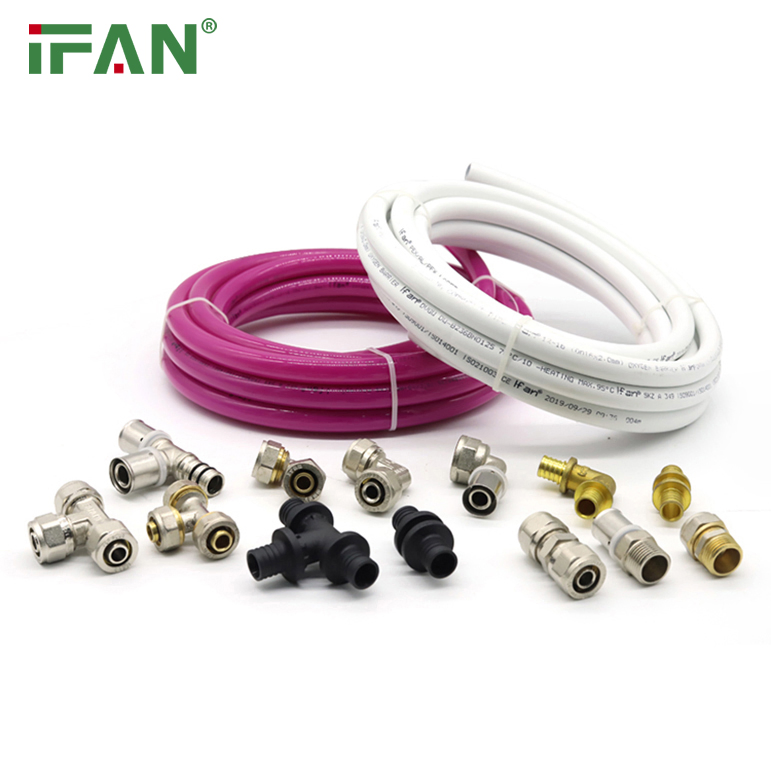 Желтая пластиковая PEX труба для газа и водоснабжения