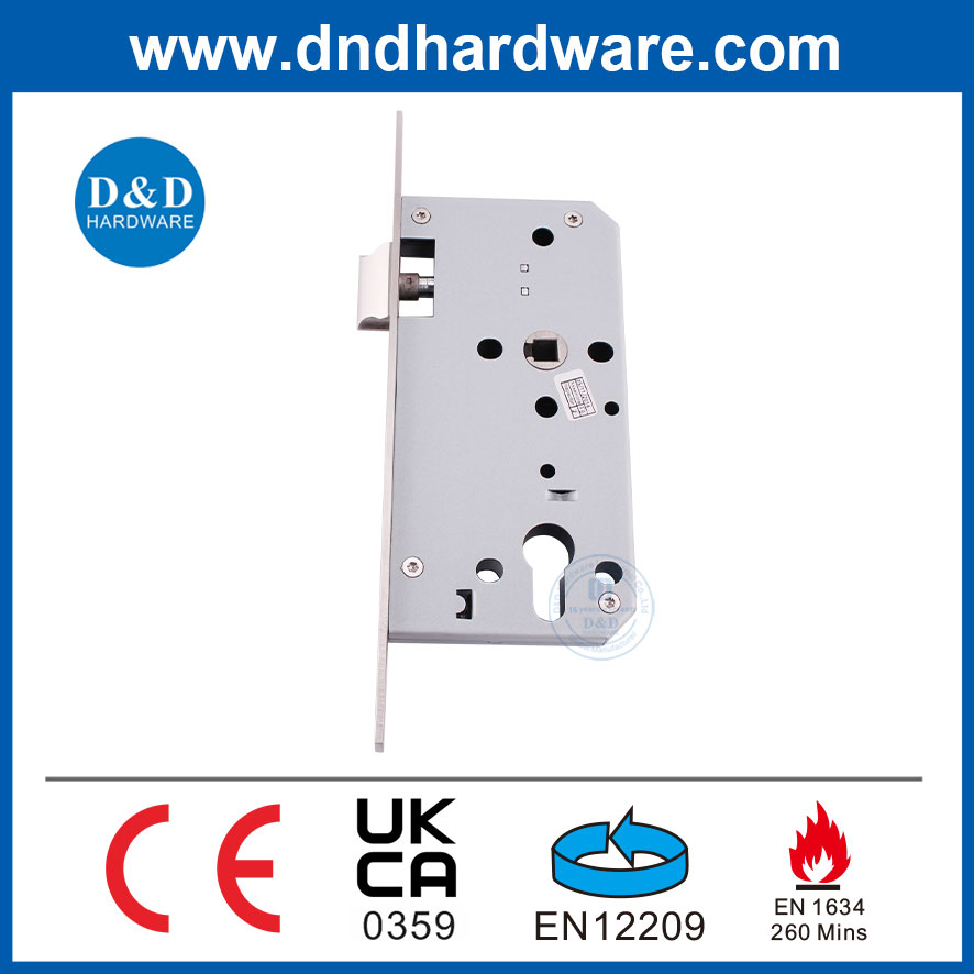 Mortise Door Lock Hardware SS304 CE High Security Fire Rated Latch Lock