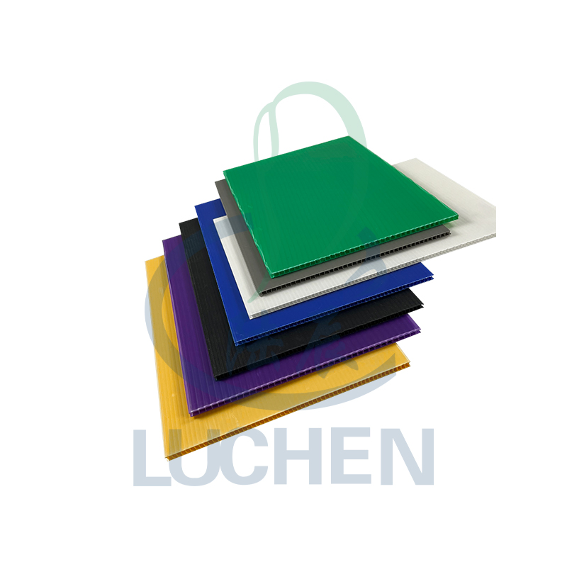 Commerical Grade Solid Color Hollow Corrugatred Plastic Sheet