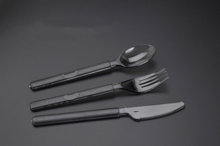 Eco-Friendly Compostable Biodegradable Disposable Folding Plastic Fork Knives Spoons Set