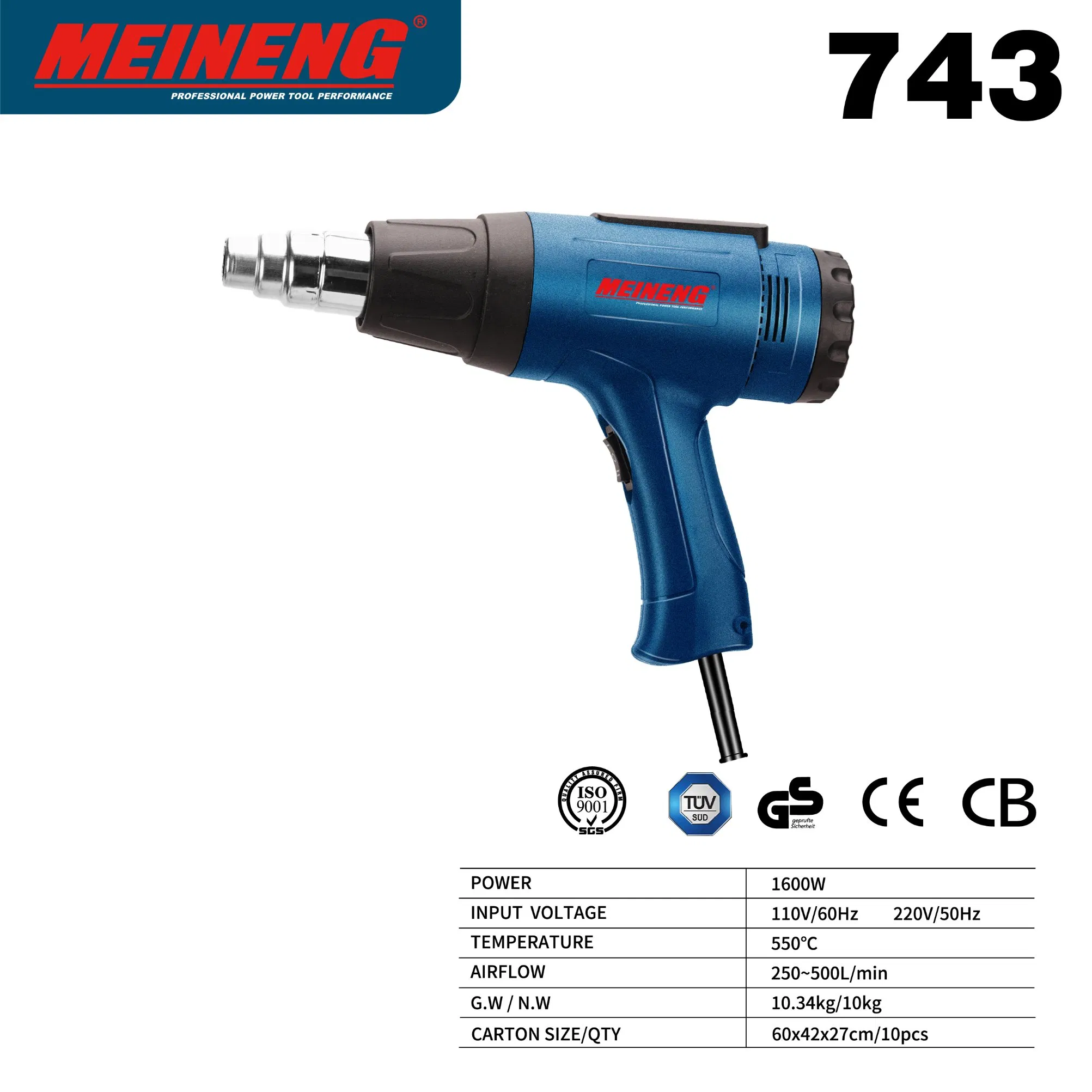 Professional Grade 743 Heat Gun for All Your DIY Projects