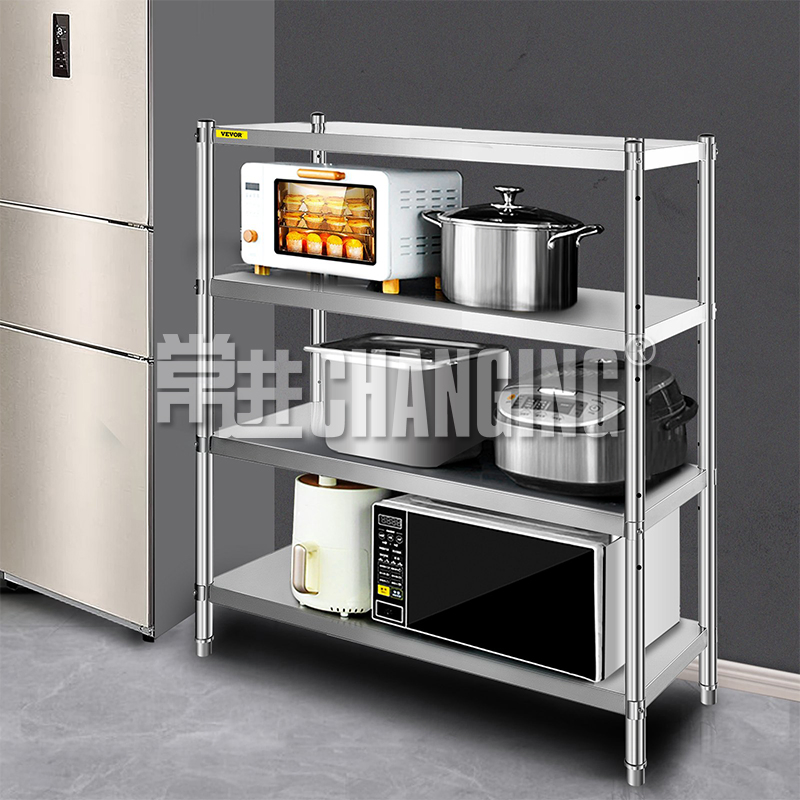 Changing Catering Rack Stainless Steel Wall Shelf Display Shelving