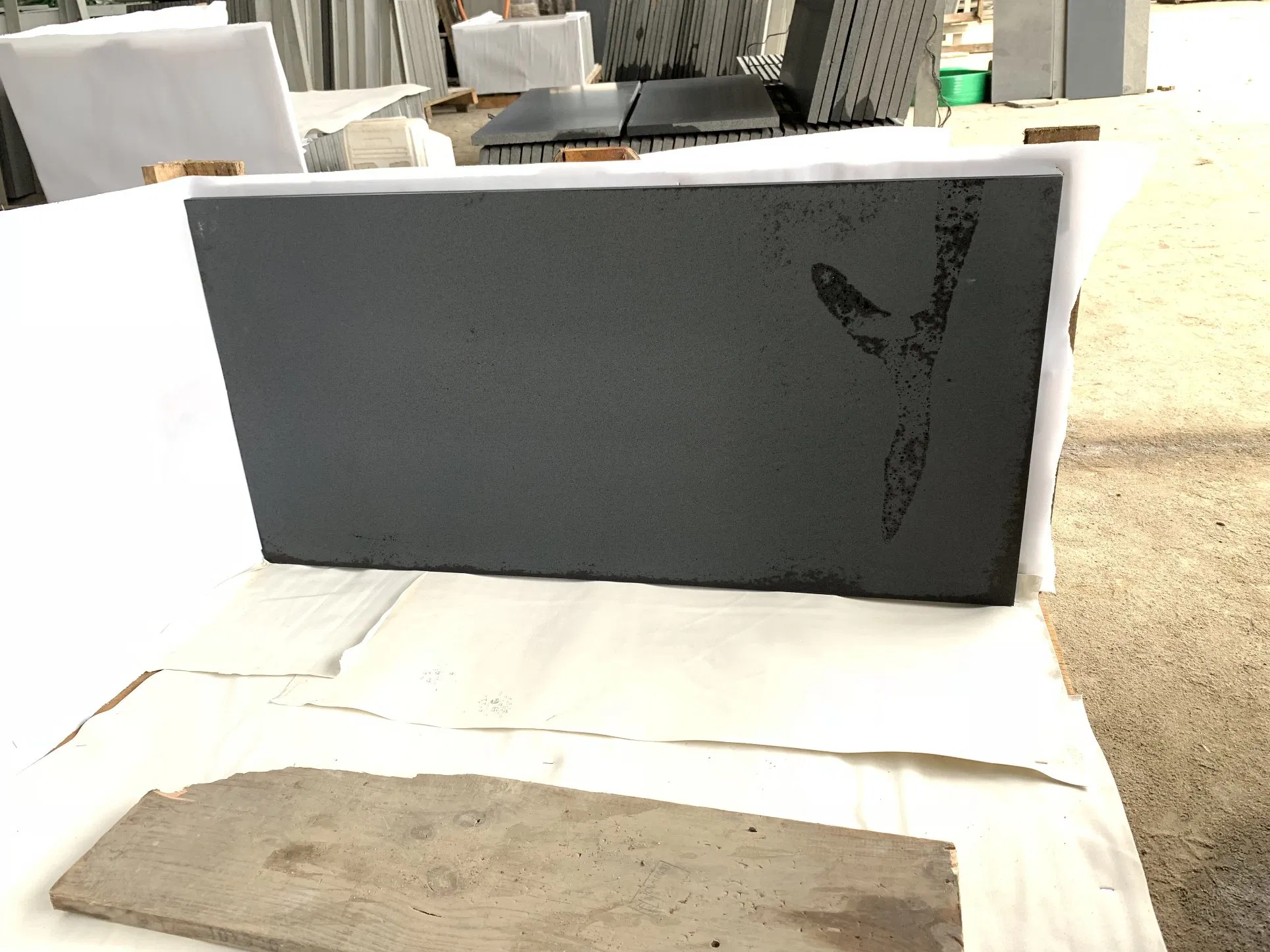 Natural Stone black/grey Hainan Black polished/honed/flamed/Brushed Granite BASALT for floor/wall/outdoor slabs/tiles/countertops/stairs/sills/column/pavers