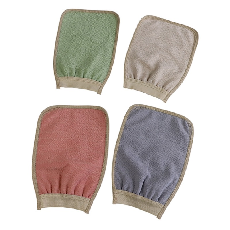 Smoothing Cleansing Exfoliate Mitten Skin Care Scrub Body Glove Mitten Custom
