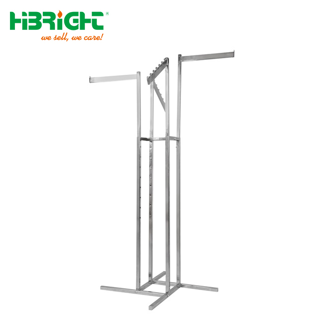 4 Arms Foldable Hanging Clothes Garment Rack
