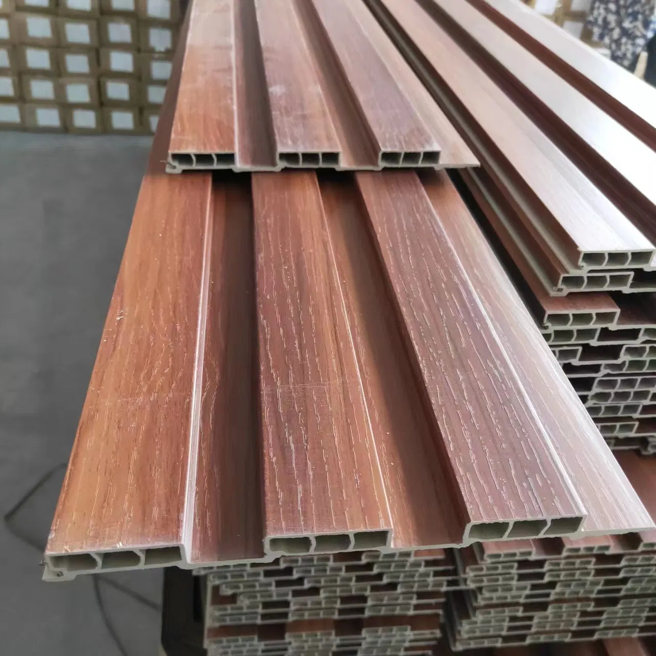 Fluted Great Wall Panels Decorative Wood Alternative WPC Wall Panel