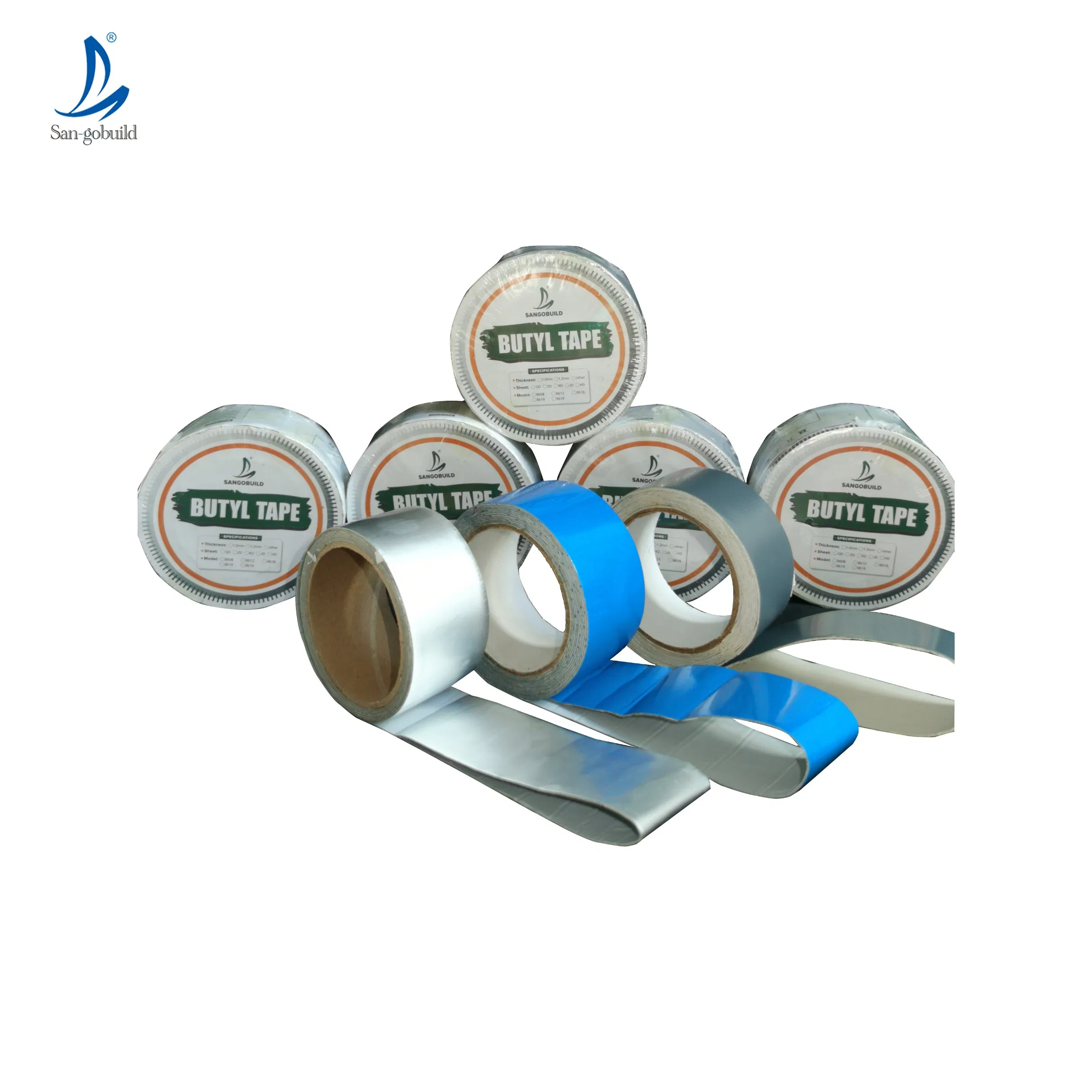 Self Adhesive Butyl Rubber Tape for Roof Leakage Building Joints Waterproofing Membrane Aluminum Tape