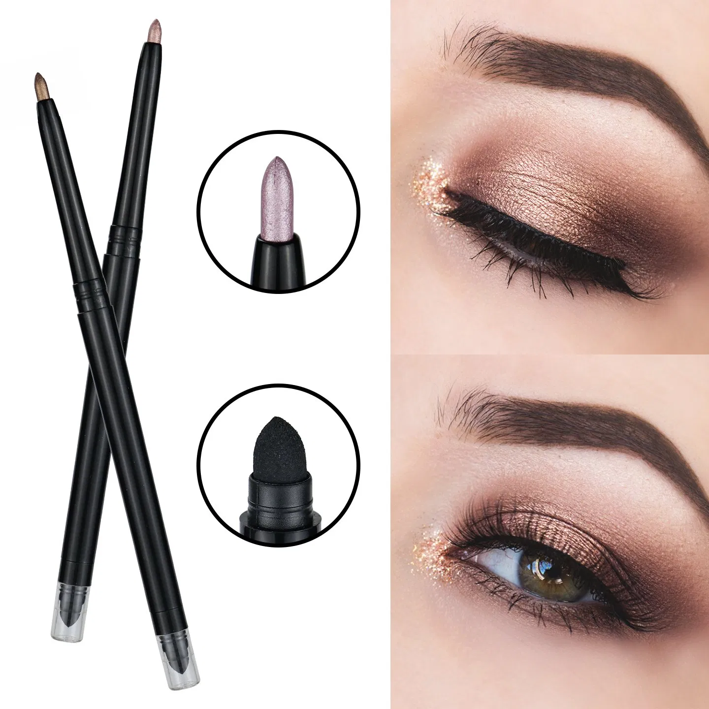 OEM/ODM Custom Logo Long Lasting Waterproof Color Highlight Pen Eyeshadow Stick Pencil