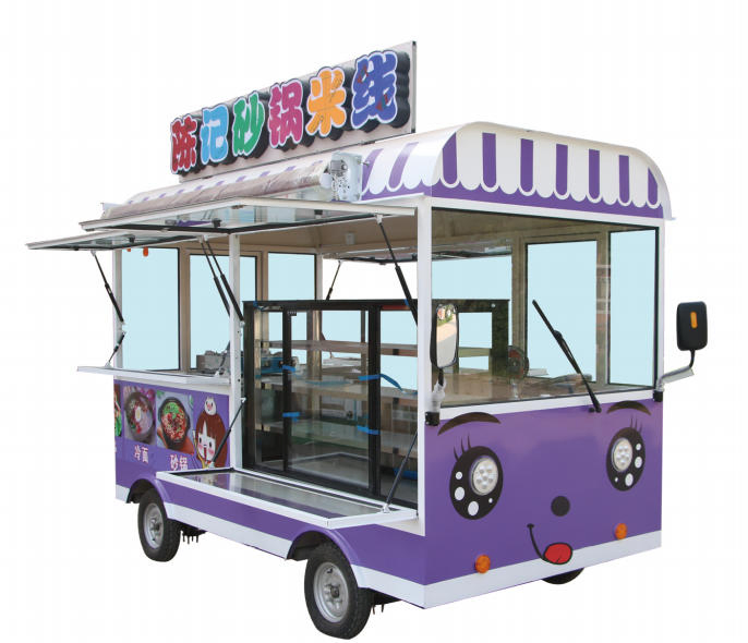 Trendy 220V Night Market Commercial Mobile Food Cart for Milk Tea and Coffee Stall Street Scene Shop Cart for Entrepreneurship