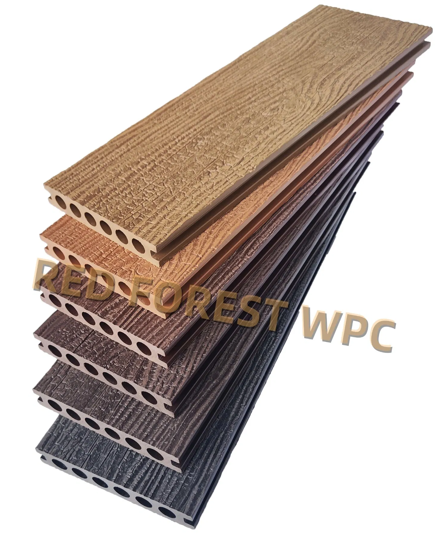 Premium Hot Sell Outdoor Wood Plastic Composite Flooring Solid for Wood House Decking in Garden