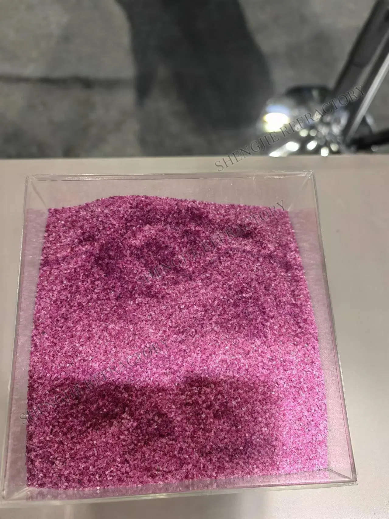 Shengjie Best Price Pink Abrasive Grains Stone Chrome Corundum for Sale