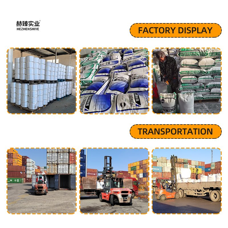 Plastic Polypropylene Fiber 8mm Weather Resistance for Exterior Wall Rendering Mortarpolypropylene Fiber