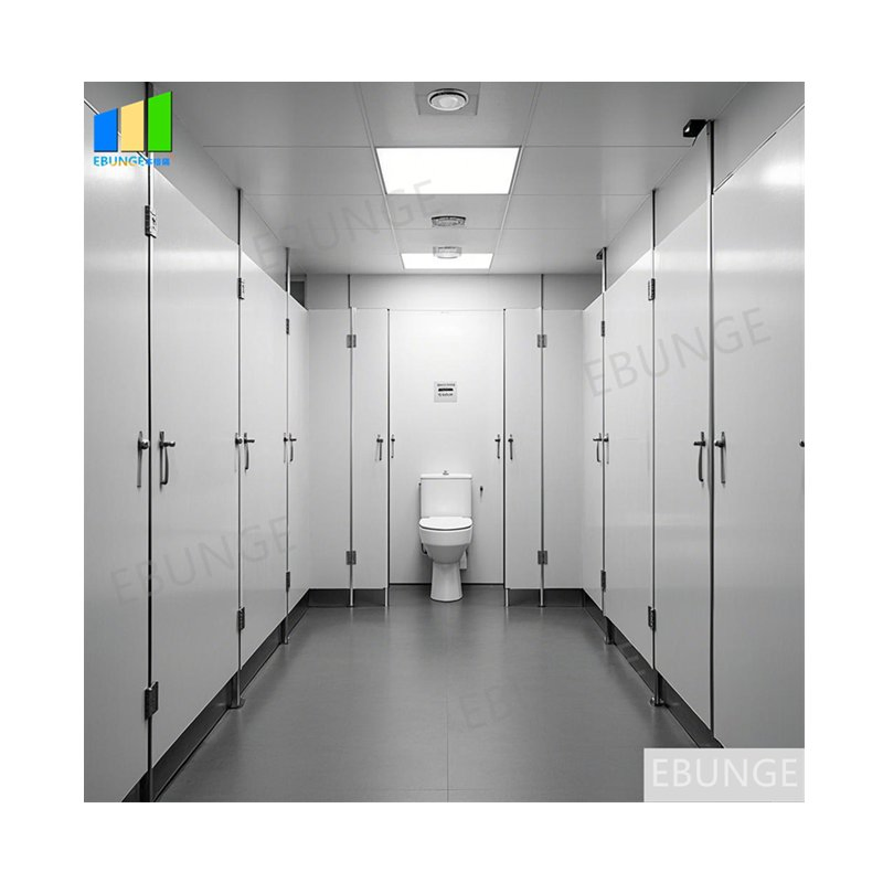Waterproof Compact Laminated HPL Toilet Partition Cubicles