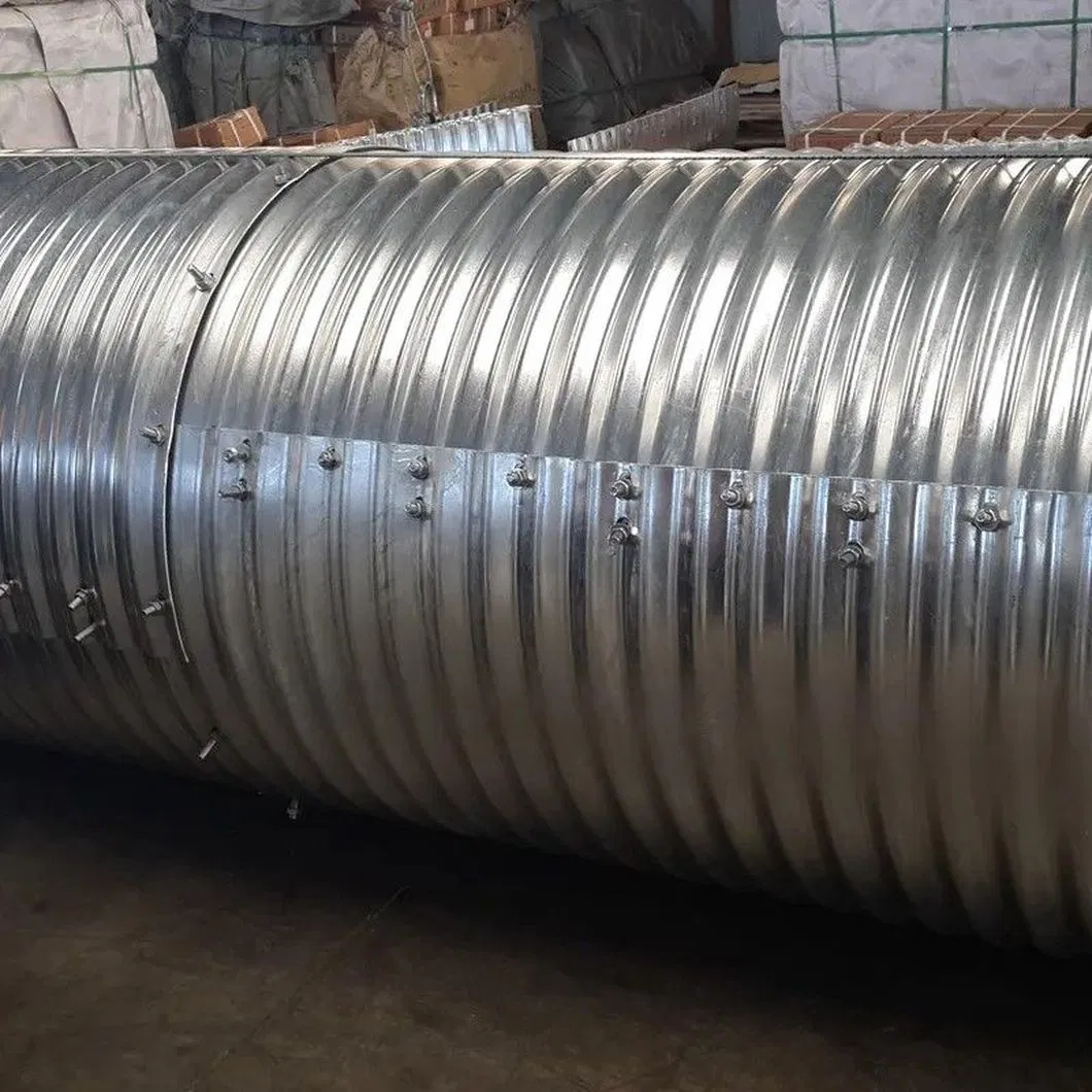High-Strength Metal Environmentally Friendly Customizable Galvanized Steel Corrugated Pipe Metal Corrugation