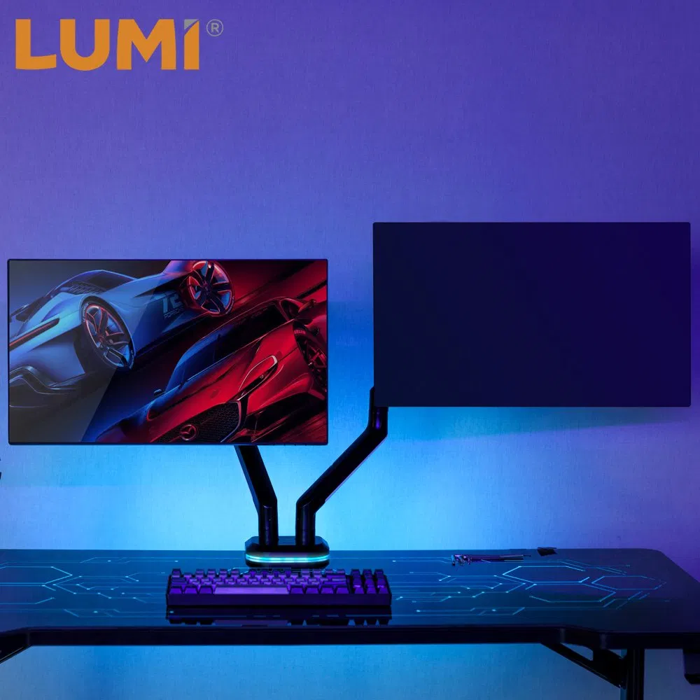 Крепление для монитора LUMI Full Motion с RGB подсветкой