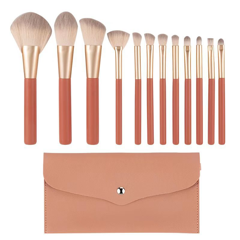 12 Makeup Brush Suits Super Soft Hair Color Makeup Brush Brush Brush Eye Shadow Special Makeup Artist Beauty Tool