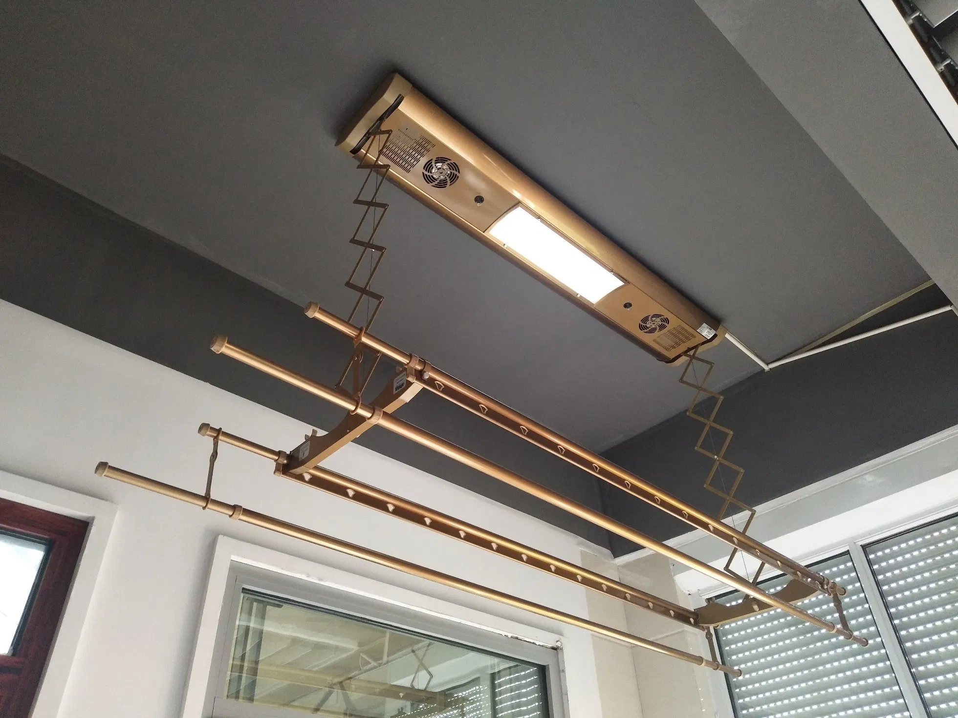 Factory New Top Quality Electric Lifting Folding Clothes Drying Rack, Clothes Hanger