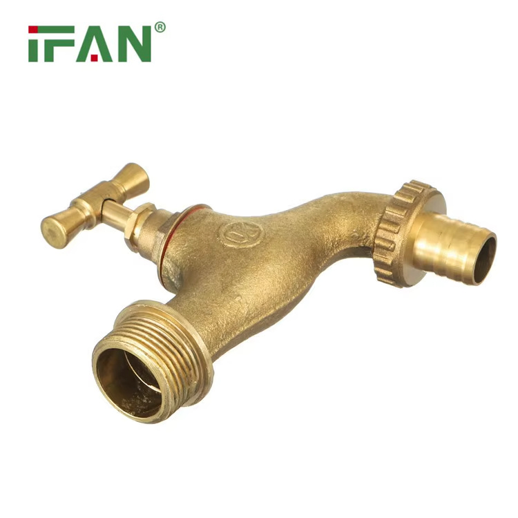 Латунный водоразборный кран (бибок) 1/2"-1" IFAN