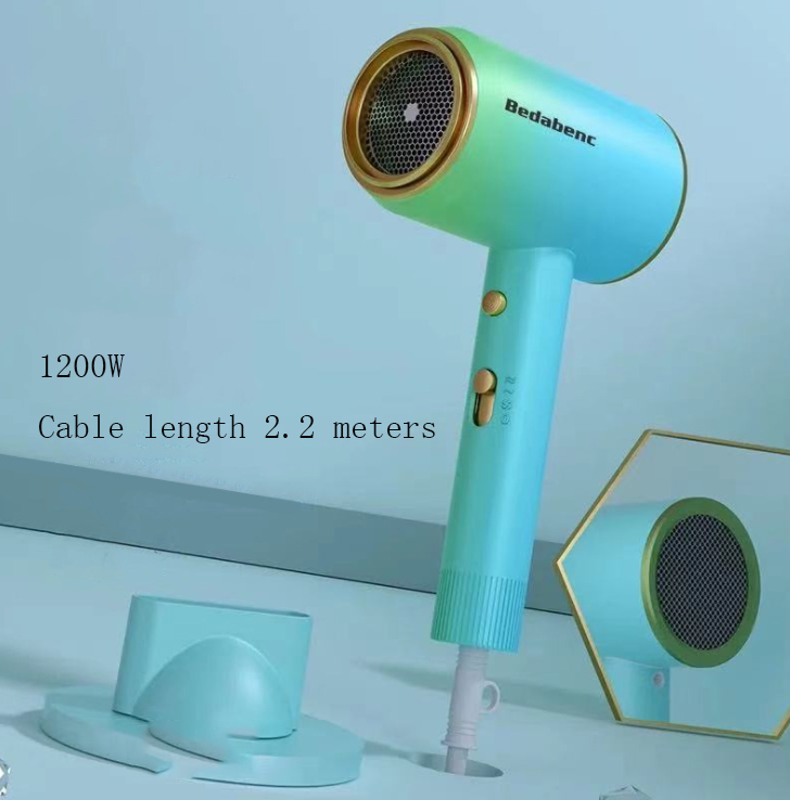 Foldable Portable Hair Dryer Household Dormitory High-Power Hot and Cold Air Multi-Speed Hair Dryer