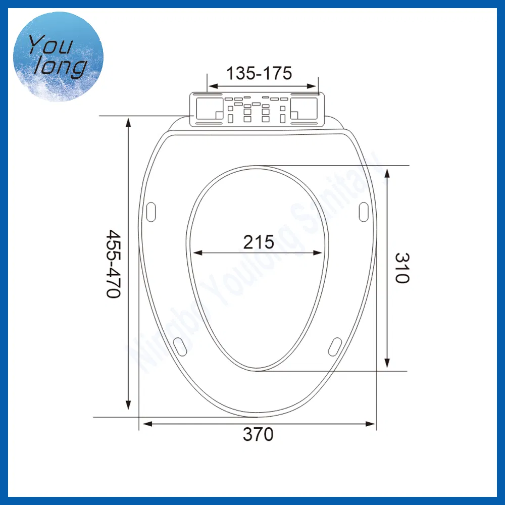 PP Duroplast Bathroom Toilet Wc Seat with Soft Close Round Shape