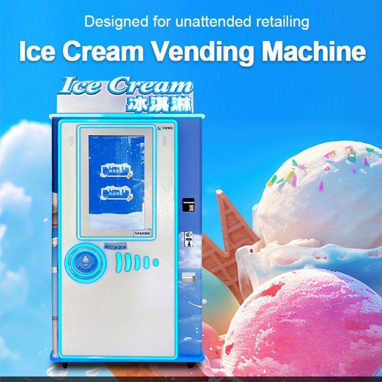 Imt Outdoor Ice Cream Vending Machine