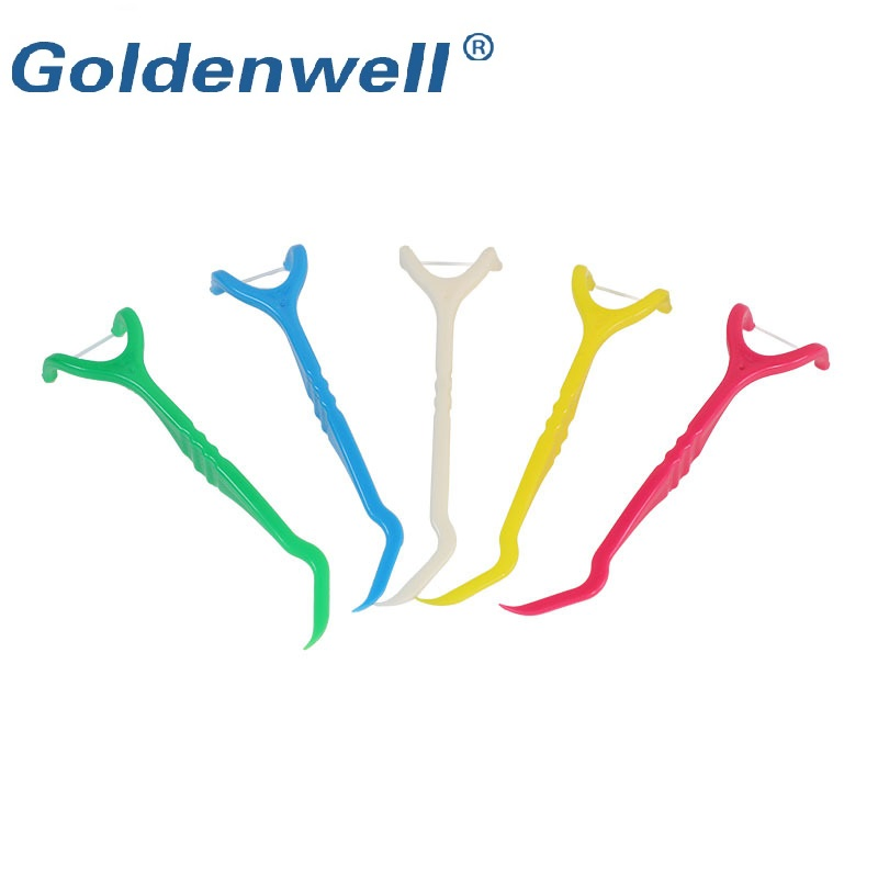 Wholesale 25PCS Dental Floss Picks Manufacturing Holder Floss Tooth Cleaning